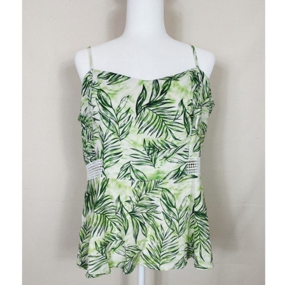 Cliché | leaf Print Top